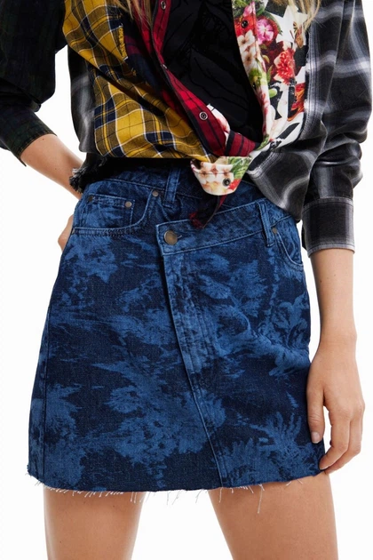 Жіноча джинсова міні-спідниця Florence від Desigual XL 22WWFD03/5161 (XL) - зображення 5