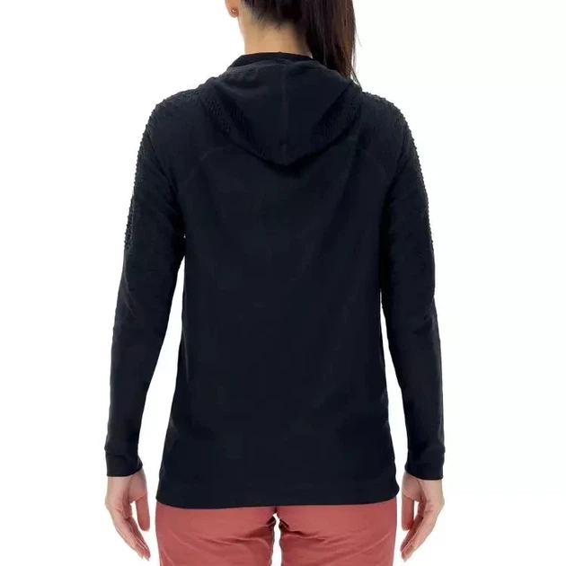 Жіночий спортивний світшот Uyn Run Fit OW з чорним капюшоном M O102028 B464 (M) - зображення 4