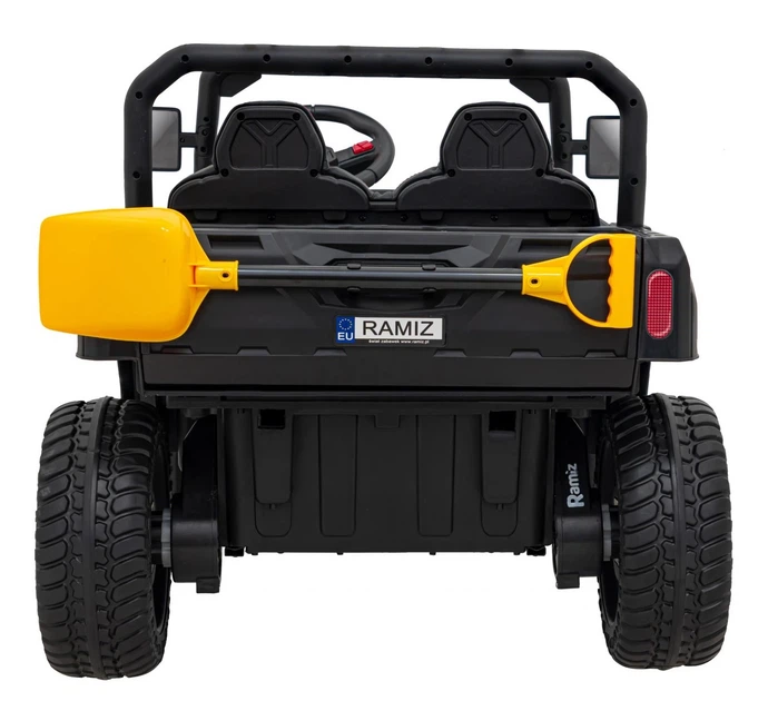 Samochód elektryczny dla dzieci Pick-Up Speed 900 1-osobowy Czarny (5903864956054) - obraz 3