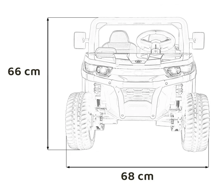 Samochód elektryczny dla dzieci Pick-Up Speed 900 1-osobowy Zielony (5903864956030) - obraz 6