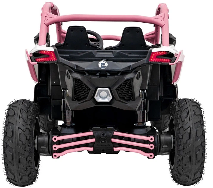 Samochód elektryczny dla dzieci Buggy Maverick Turbo RR Strong 2-osobowy Różowy (5903864983661) - obraz 4