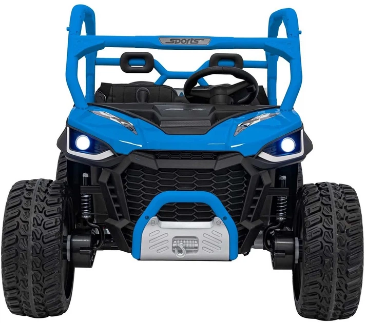 Samochód elektryczny dla dzieci Farmer Truck UTV Racing 2-osobowy Niebieski (5903864944068) - obraz 2
