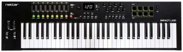 MIDI-клавиатура Nektar Impact LX61 mk3 - Фото 1 MIDI-клавиатура Nektar Impact LX61 mk3 - изображение 1