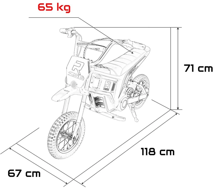 Motor elektryczny dla dzieci RZ56 Max 1-osobowy Zielony (5903864960167) - obraz 6