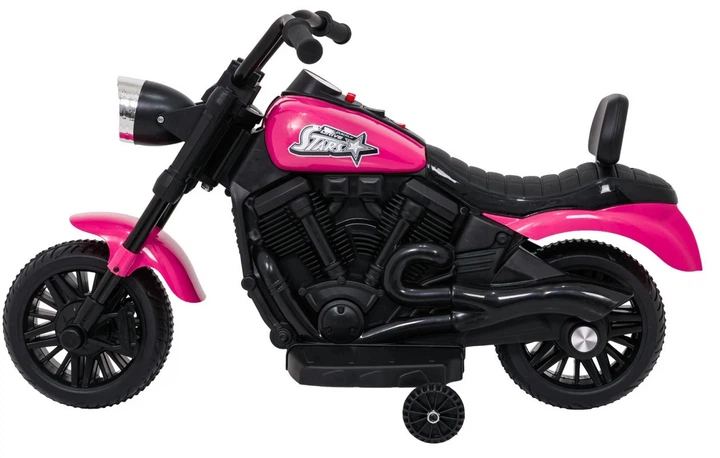 Motor elektryczny dla dzieci Star 1-osobowy Różowy (5903864960082) - obraz 3
