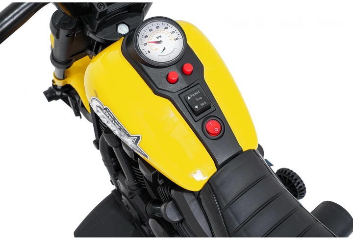 Motor elektryczny dla dzieci Star 1-osobowy Żółty (5903864960075) - obraz 6