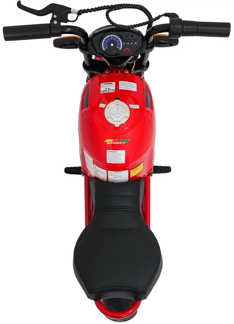 Motor elektryczny dla dzieci Supermoto 1-osobowy Czerwony (5903864960884) - obraz 5