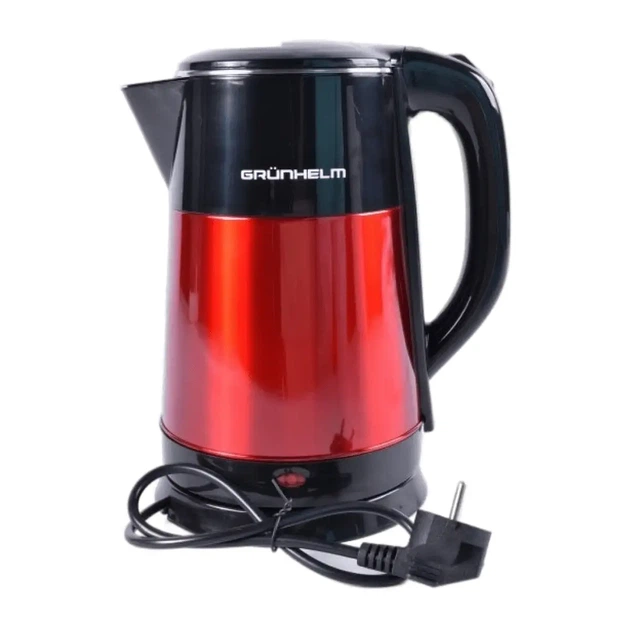 Електрочайник GRUNHELM (EKS-1855SR) 2.5 л, 1500-1800Вт, червоний - изображение 4