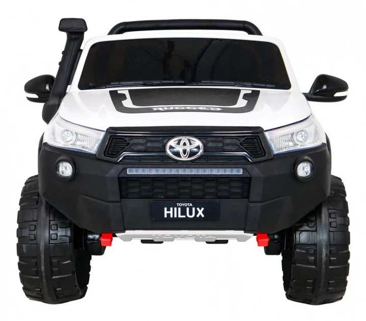 Samochód elektryczny dla dzieci Pick-Up Toyota Hilux 2-osobowy Biały (5903864913880) - obraz 2