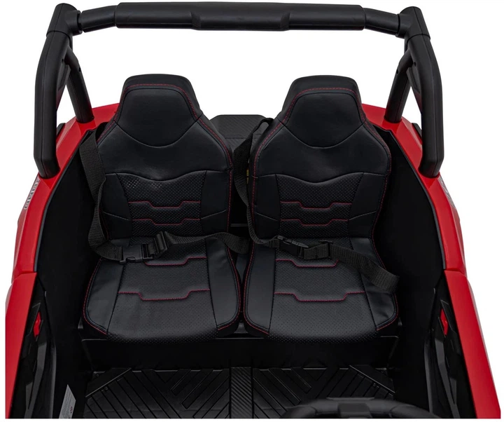 Samochód elektryczny dla dzieci UTV X3 Off-Road 2-osobowy Czerwony (5903864941968) - obraz 7