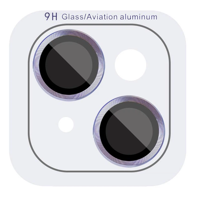 Захисне скло Metal Classic на камеру (в упак.) для Apple iPhone 14 / 14 Plus Блакитний / Light Blue - Фото 1 Захисне скло Metal Classic на камеру (в упак.) для Apple iPhone 14 / 14 Plus Блакитний / Light Blue - зображення 1