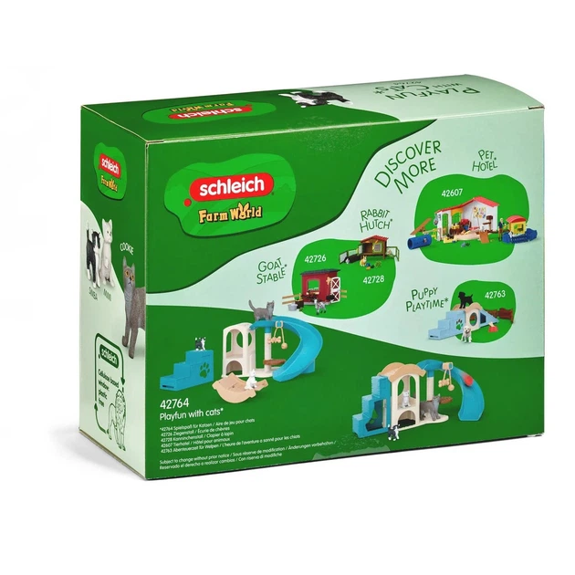 Набір Розваги для кішок Schleich 42764 - Фото 4 Набір Розваги для кішок Schleich 42764 - изображение 4