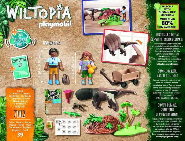 Конструктор догляд за мурахоїдами Wiltopia Playmobil 71012 - изображение 3
