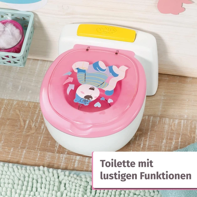 Іграшковий унітазик Baby Born Zapf 828373 - изображение 3
