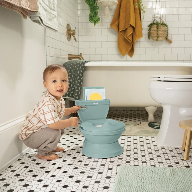 Детский горшок-унитаз Ingenuity "My Size. Potty Pro", цвет зеленый (11124.04) - Фото 5 Детский горшок-унитаз Ingenuity "My Size. Potty Pro", цвет зеленый (11124.04) - изображение 5