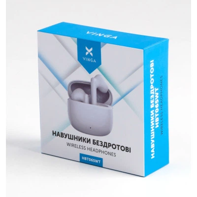 Наушники Vinga HBT065 Bluetooth White (HBT065WT) - Фото 8 Наушники Vinga HBT065 Bluetooth White (HBT065WT) - изображение 8