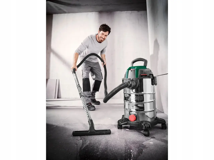 Строительный пылесос Parkside PWD 25 C4 (1400 Вт, 25 л, сухая/влажная уборка, безмешковый, функция выдувания) - изображение 9