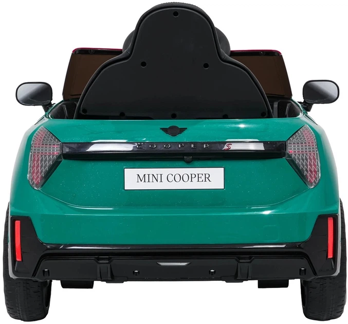 Электрический автомобиль для детей Mini Cooper 1-местный Зеленый (5903864960235) - изображение 4