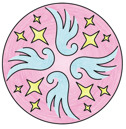 Zestaw kreatywny Ravensburger Mandala Designer Jednorożec 29703 (4005556297030) - obraz 9