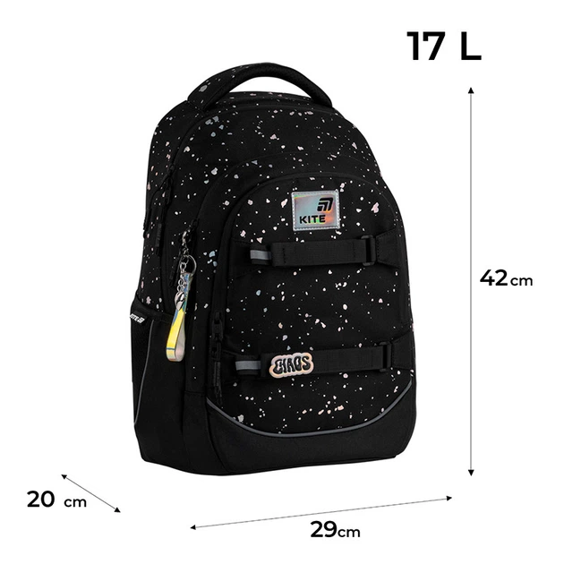 Рюкзак Kite Education teens K26-727M-1 Holographic + пляшка для води Kite 550мл. - Фото 3 Рюкзак Kite Education teens K26-727M-1 Holographic + пляшка для води Kite 550мл. - зображення 3