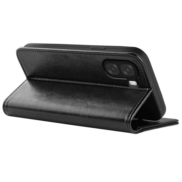 Классический чехол-книжка Deexe Wallet Style для OPPO A6x / A6k - Black - Фото 4 Классический чехол-книжка Deexe Wallet Style для OPPO A6x / A6k - Black - изображение 4