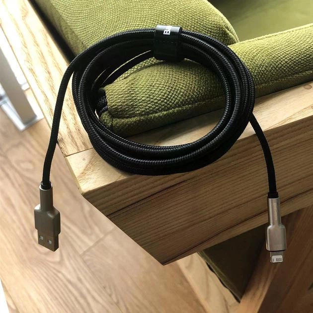 Кабель Baseus Cafule Metal Lightning 2.4A 1 м Black CALJK-A01 - Фото 15 Кабель Baseus Cafule Metal Lightning 2.4A 1 м Black CALJK-A01 - изображение 15