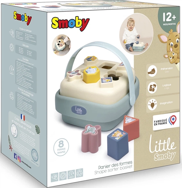 Sorter kształtów Little Smoby Koszyk 140323 (3032161403236) - obraz 3