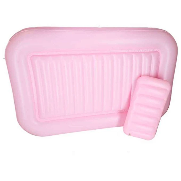 Materac dmuchany do pływania Kik z poduszką 175  cm Różowy KX2856 (5903039770409) - obraz 6