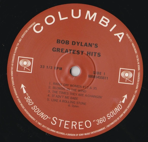 Виниловая пластинка DYLAN, BOB - GREATEST HITS LP - изображение 5