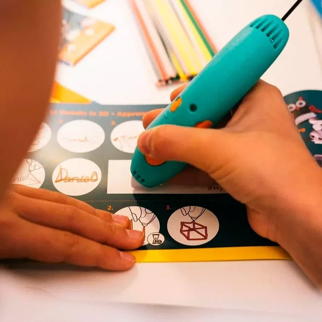 Стержни для 3D-ручки 3Doodler Start Микс 75 шт: оранжевый, желтый, зеленый (3DS-ECO-MIX2-75) - изображение 9