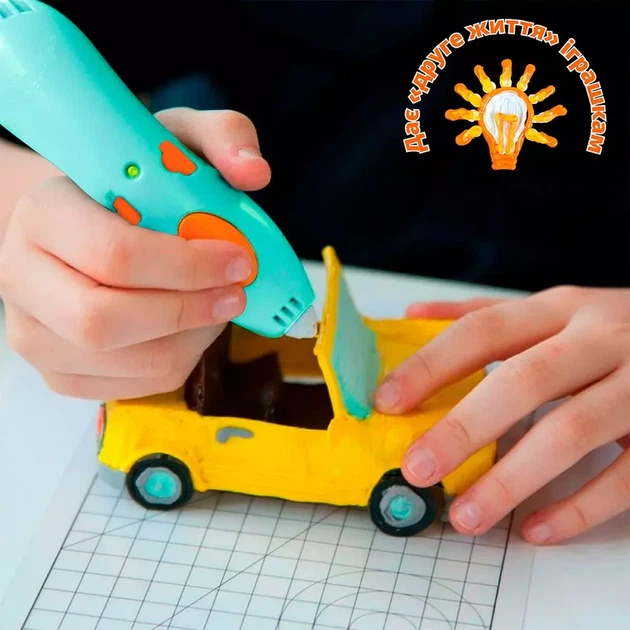 Стержни для 3D-ручки 3Doodler Start Микс 75 шт: оранжевый, желтый, зеленый (3DS-ECO-MIX2-75) - изображение 11