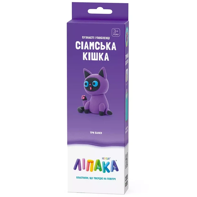 Пластилин Липака Пушистые любимцы Сиамская кошка (30112-UA) - изображение 6