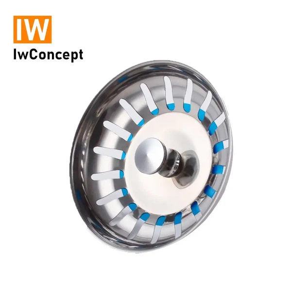 Сітка-клапан для мийки IwConcept PSS5 D80 304 Steel - зображення 4
