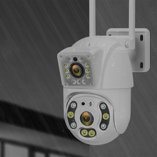 Подвійна камера відеоспостереження WiFi V380 - зображення 3
