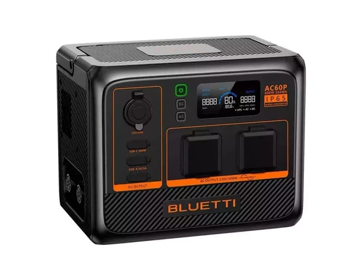 Зарядна станція Bluetti AC60P 504Wh 600W - зображення 3