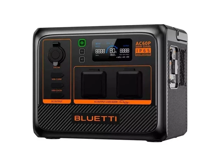 Зарядна станція Bluetti AC60P 504Wh 600W - зображення 5