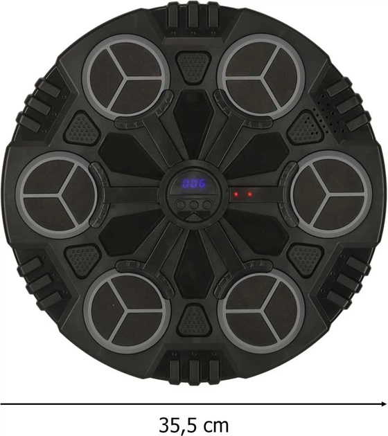 Elektroniczna tarcza bokserska KIK z muzyką Bluetooth LED USB KX3009 (5903039768185) - obraz 12