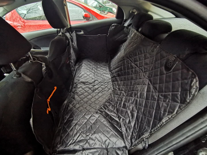 Mata ochronna dla psów KIK do samochodu na siedzenie wodoodporna Czarna KX6245 (5903039717213) - obraz 9