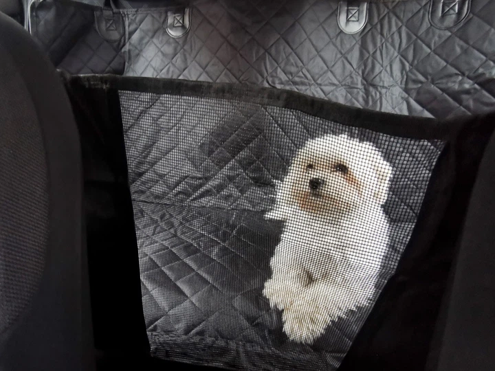 Mata ochronna dla psów KIK do samochodu na siedzenie wodoodporna Czarna KX6245 (5903039717213) - obraz 12