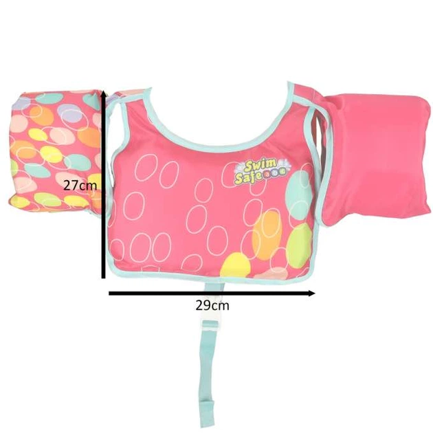 Kamizelka do nauki plywania Bestway z rękawkami Różowa KX4014 (5903039746787) - obraz 6