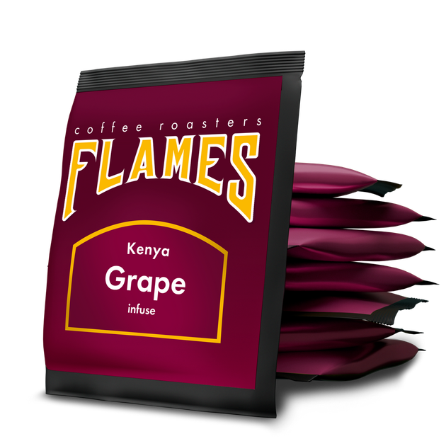 Дріп-кава Flames Coffee Кенія Виноград 8х12г - изображение 2