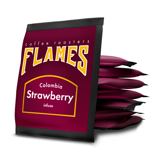 Дріп-кава Flames Coffee Колумбія Полуниця 8х12г - Фото 2 Дріп-кава Flames Coffee Колумбія Полуниця 8х12г - изображение 2