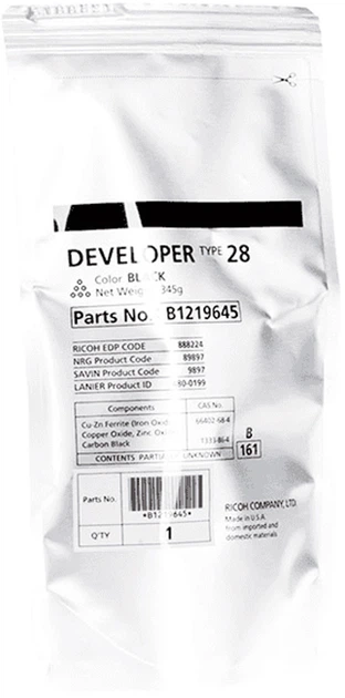 Девелопер Ricoh unit 28 / B1219645 Black (RICD2015) - зображення 1