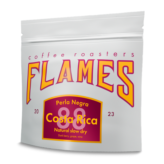 Кава в зернах Flames Coffee Коста Ріка Перла Негра свіжообсмажена під фільтр 250г - Фото 1 Кава в зернах Flames Coffee Коста Ріка Перла Негра свіжообсмажена під фільтр 250г - изображение 1