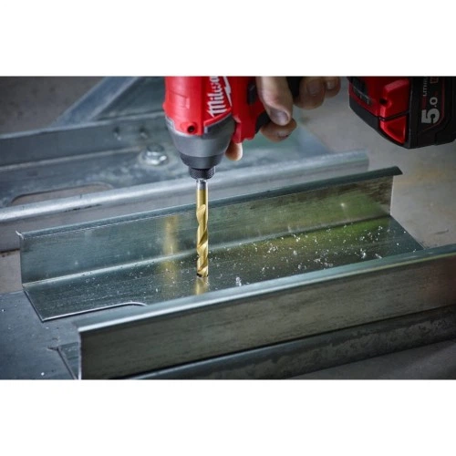 Сверло Milwaukee по металлу RedHEX HSS-G TiN, 10,0 мм (48894723) Milwaukee 48894723 994657 - изображение 6