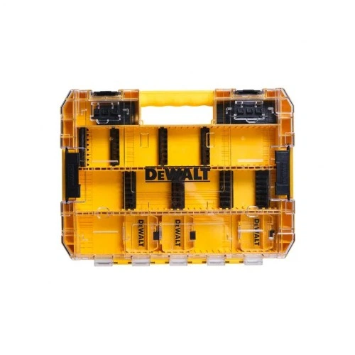 Ящик для інструментів DeWALT для біт системи TSTAK Tough Case L з футляром та касетами 8шт, розділювачі 6шт (DT70804) DeWALT DT70804 981846 - Фото 4 Ящик для інструментів DeWALT для біт системи TSTAK Tough Case L з футляром та касетами 8шт, розділювачі 6шт (DT70804) DeWALT DT70804 981846 - зображення 4