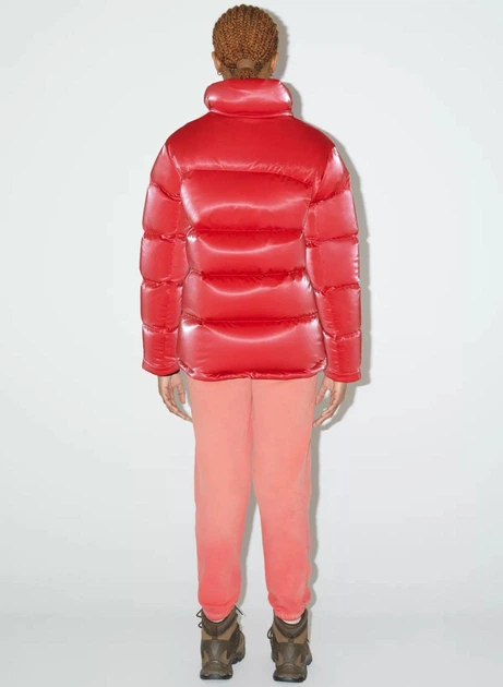 Пуховик зимовий Aritzia The Super Puff Mid S Червоний блискучий - Фото 3 Пуховик зимовий Aritzia The Super Puff Mid S Червоний блискучий - зображення 3