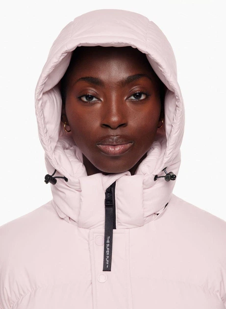 Пуховик зимовий Aritzia The Super Puff Mid XS Блідо-рожевий - Фото 7 Пуховик зимовий Aritzia The Super Puff Mid XS Блідо-рожевий - зображення 7
