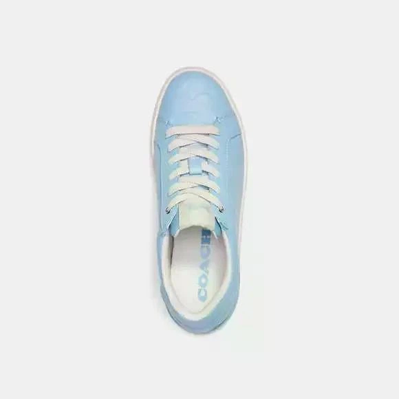 Кеди жіночі Coach Lowline Signature Leather Low Top Denim 38 Блакитні - Фото 5 Кеди жіночі Coach Lowline Signature Leather Low Top Denim 38 Блакитні - изображение 5