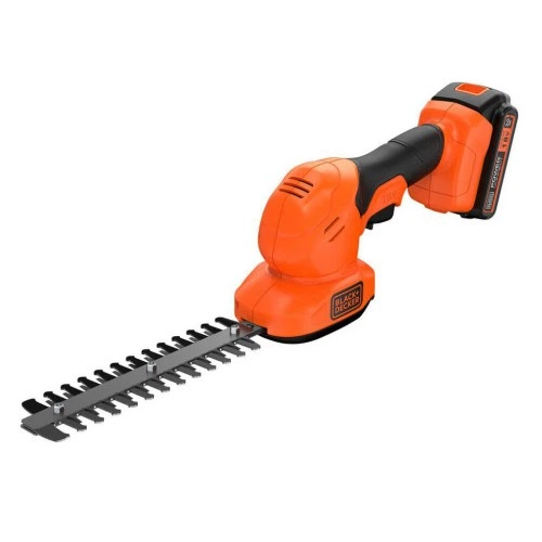 Кусторез Black&Decker 18 В, 2Ah, насадки- 20 см/8 мм, 10 см/18 мм, (BCSS18D1) BLACK&DECKER BCSS18D1 976920 - Фото 1 Кусторез Black&Decker 18 В, 2Ah, насадки- 20 см/8 мм, 10 см/18 мм, (BCSS18D1) BLACK&DECKER BCSS18D1 976920 - изображение 1